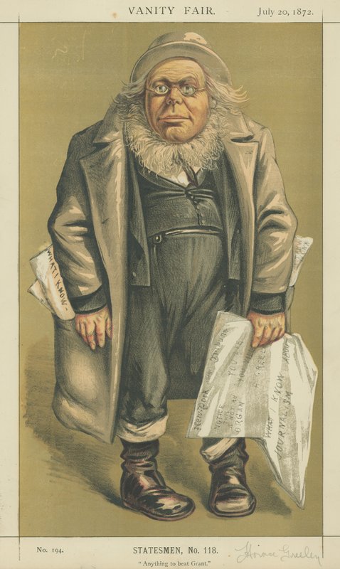 Mr Horace Greeley af Edward Frederick Brewtnall