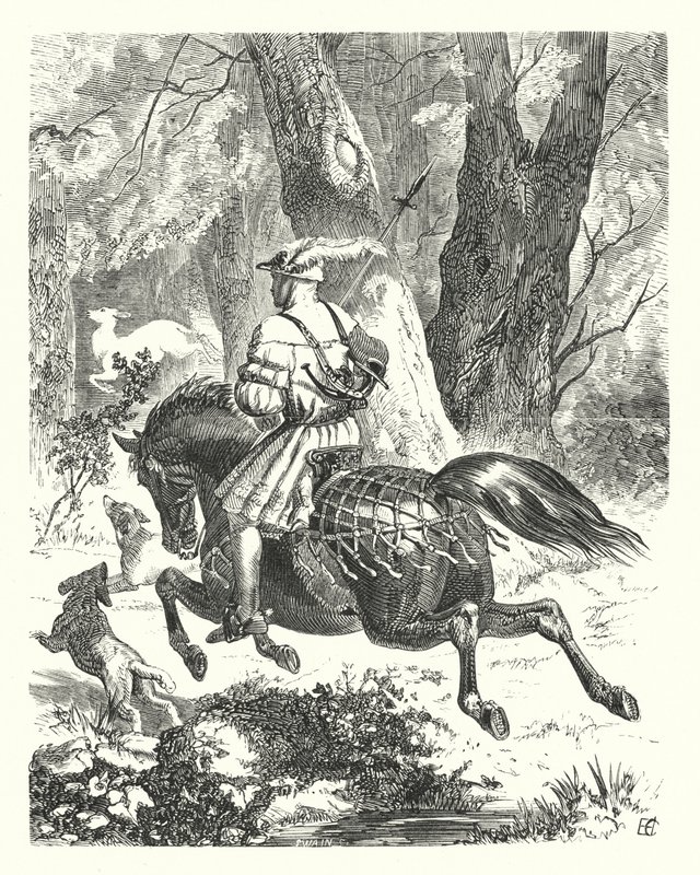 En gammel ballade omskrevet (gravering) af Edward Henry (after) Corbould