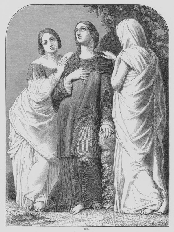 John Milton, Il Penseroso (gravering) af Edward Henry (after) Wehnert