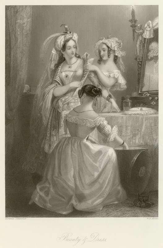 Skønhed og påklædning af Edward Henry Corbould