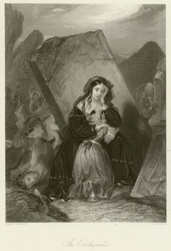 Jordskælvet af Edward Henry Corbould