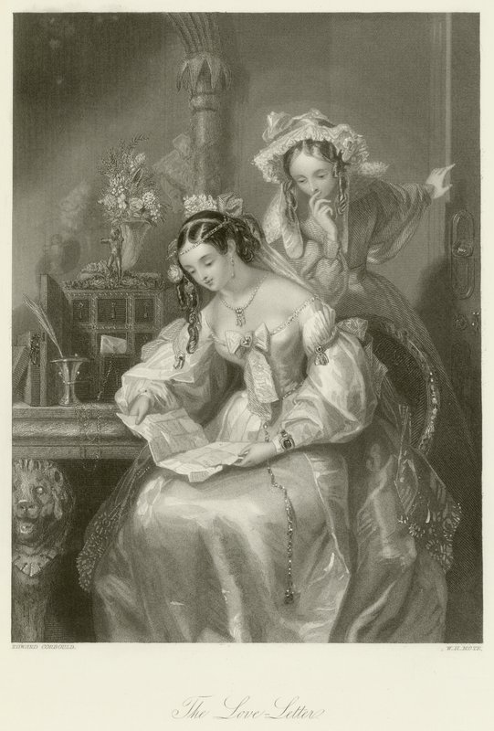 Kærlighedsbrevet af Edward Henry Corbould