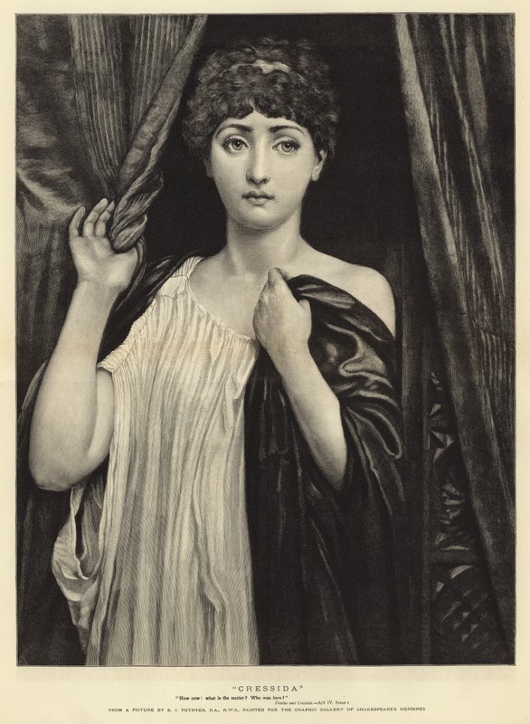 Cressida (gravering) af Edward John (after) Poynter