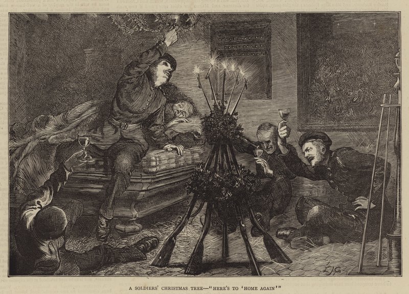 Et soldaternes juletræ, her er til "Hjem igen af Edward John Gregory