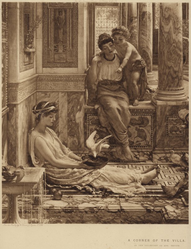 Et hjørne af villaen af Edward John Poynter