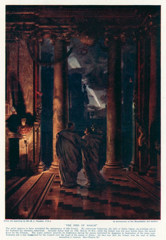 The Ides of March, 44 f.Kr. (farve litho) af Edward John Poynter