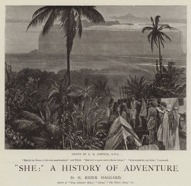 Hun, en eventyrhistorie af Edward Killingworth Johnson