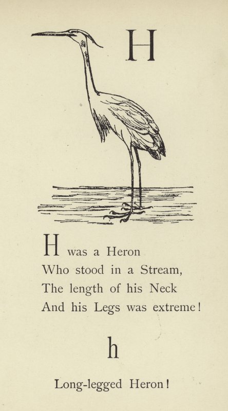 Bogstavet H af Edward Lear