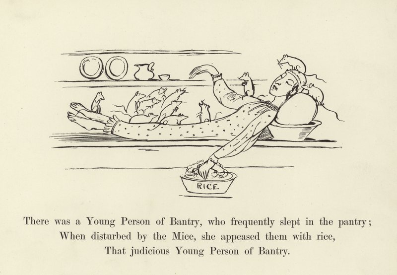 Der var en ung person af Bantry, som ofte sov i spisekammeret af Edward Lear