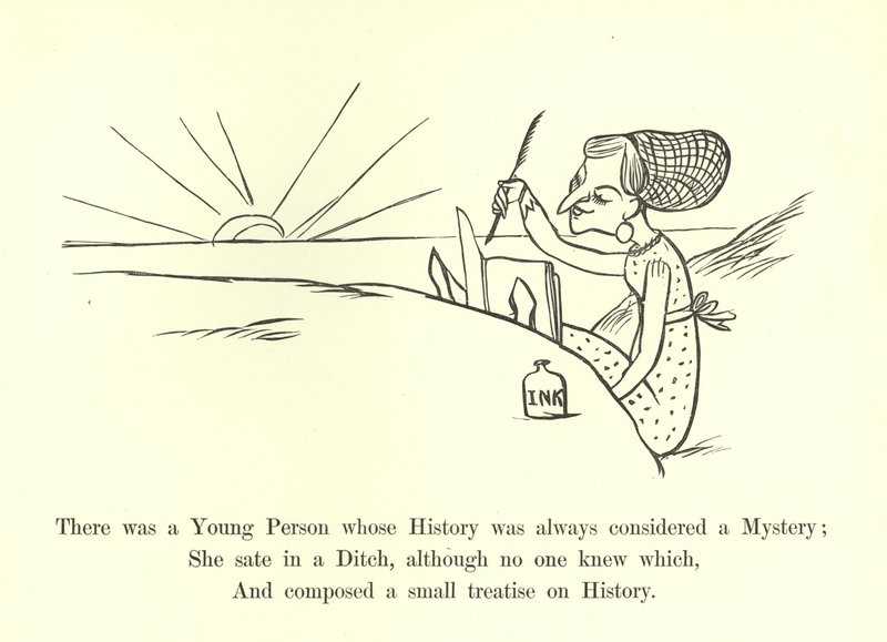 Der var en ung person, hvis historie altid blev betragtet som et mysterium af Edward Lear