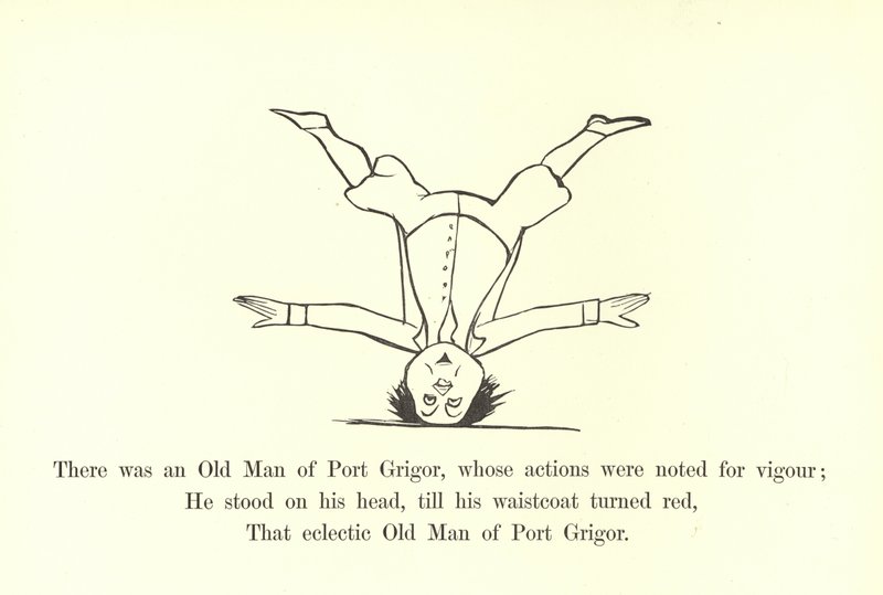 Der var en gammel mand fra Port Grigor, hvis handlinger var kendt for kraft af Edward Lear