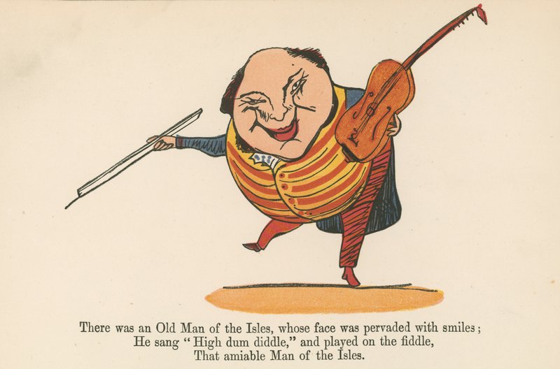 Der var en gammel mand fra øerne, hvis ansigt var gennemsyret af smil, fra 