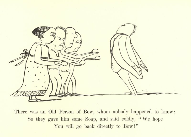 Der var en gammel bue, som ingen tilfældigvis kendte af Edward Lear