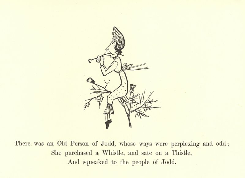 Der var en gammel person af Jodd, hvis måder var forvirrende og mærkelige af Edward Lear