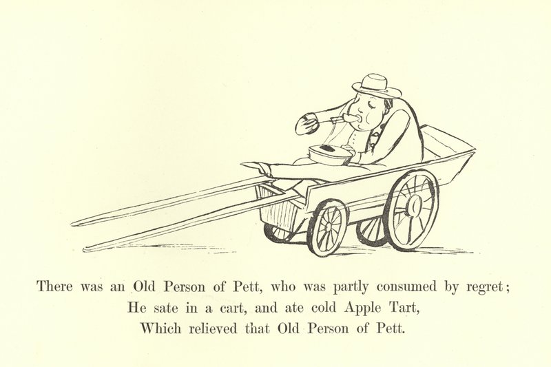 Der var en gammel person af Pett, som til dels var opslugt af fortrydelse af Edward Lear