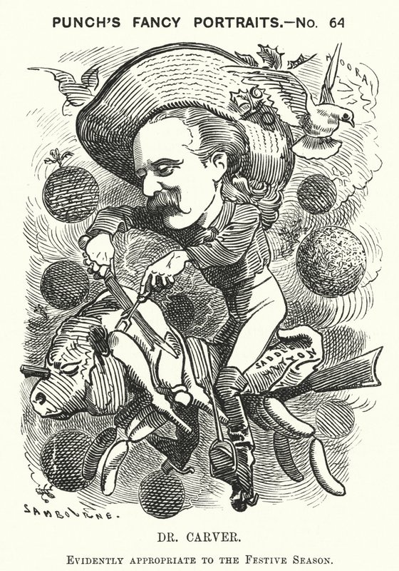 Dr. Carver (gravering) af Edward Linley (after) Sambourne