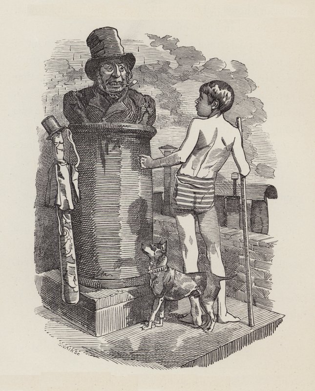 Illustration til The Water-Babies af Charles Kingsley (gravering) af Edward Linley (after) Sambourne
