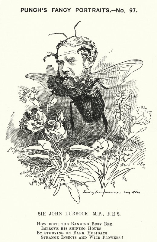 Punch tegnefilm: John Lubbock af Edward Linley (after) Sambourne