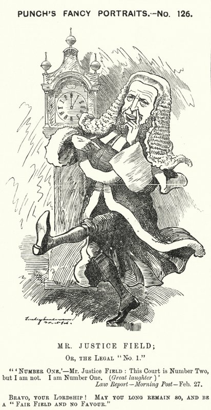 Punch tegnefilm: William Field af Edward Linley (after) Sambourne