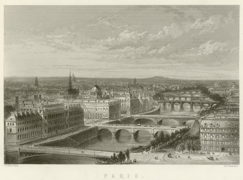 Paris af Edward Paxman Brandard