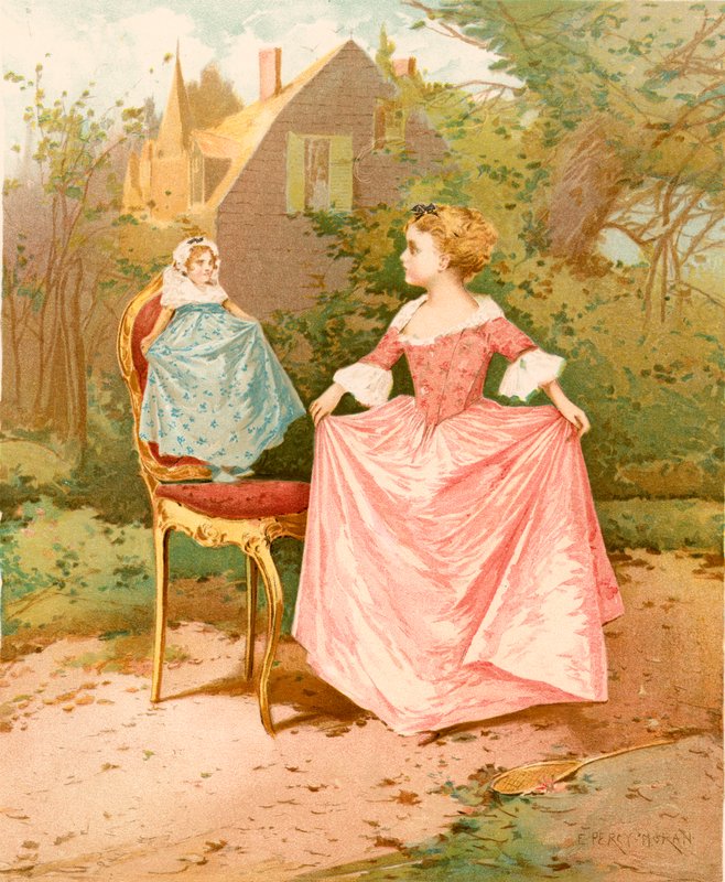 En dukkes oldemor af Edward Percy Moran