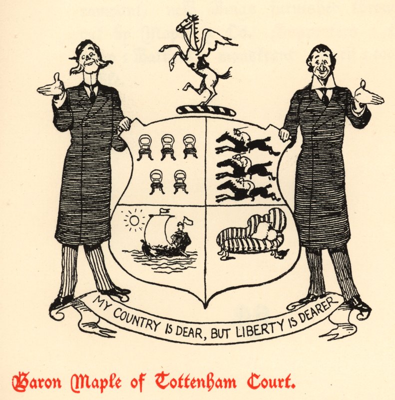 Baron Maple of Tottenham Court (gravering) af Edward Tennyson Reed