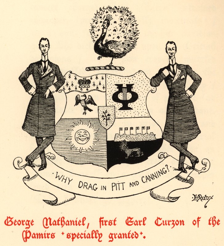 George Nathaniel, First Earl Curzon Of The Pamirs (gravering) af Edward Tennyson Reed