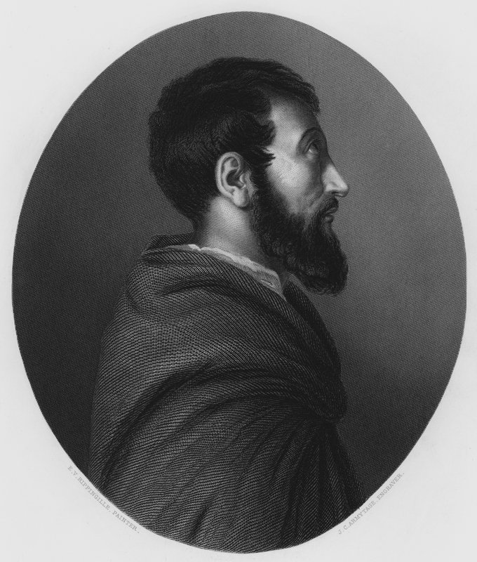 Munken, fra billedet i Vernon Gallery (gravering) af Edward Villiers Rippingille