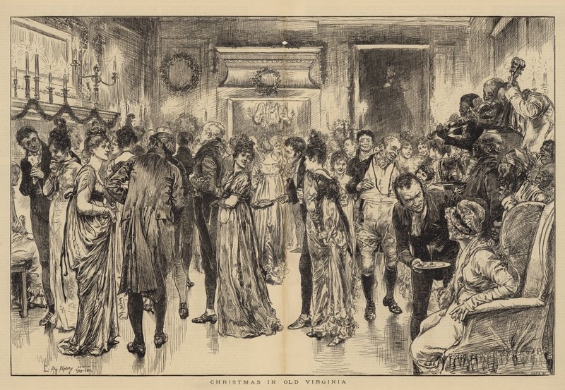 Jul i det gamle Virginia af Edwin Austin Abbey
