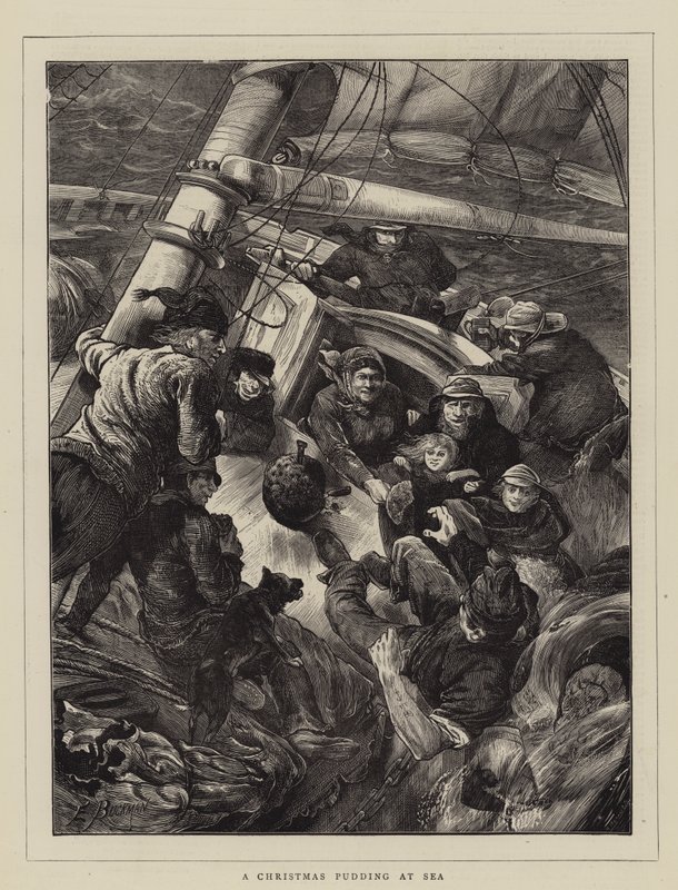 En julebudding på havet af Edwin Buckman