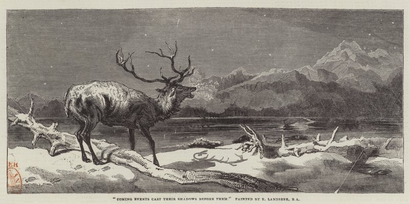 Kommende begivenheder kaster deres skygger foran dem af Edwin Landseer