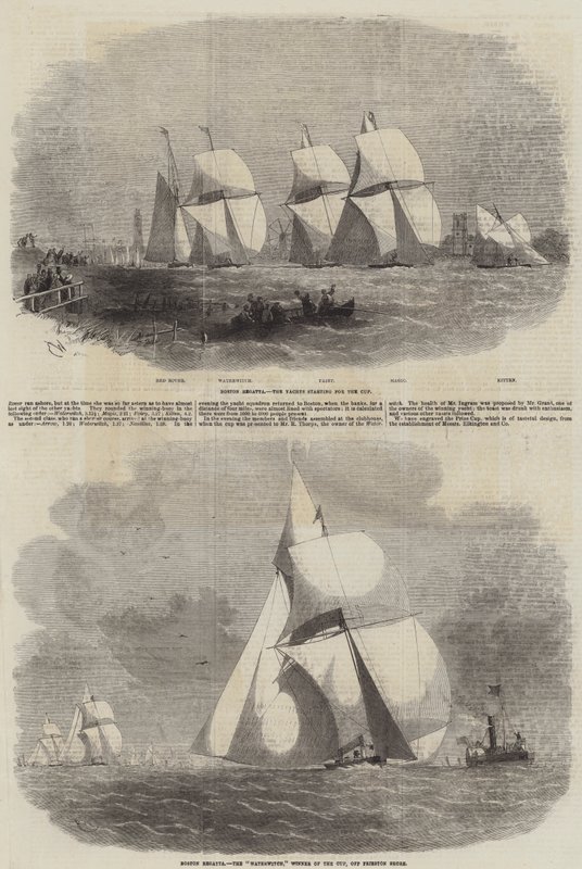 Boston Yacht Club Regatta af Edwin Weedon