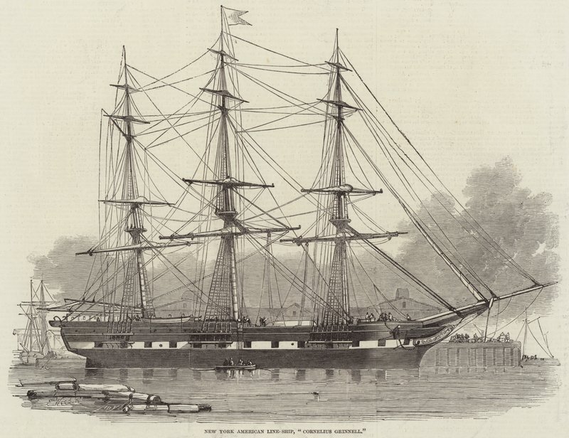 New York American Line-Ship, Cornelius Grinnell af Edwin Weedon