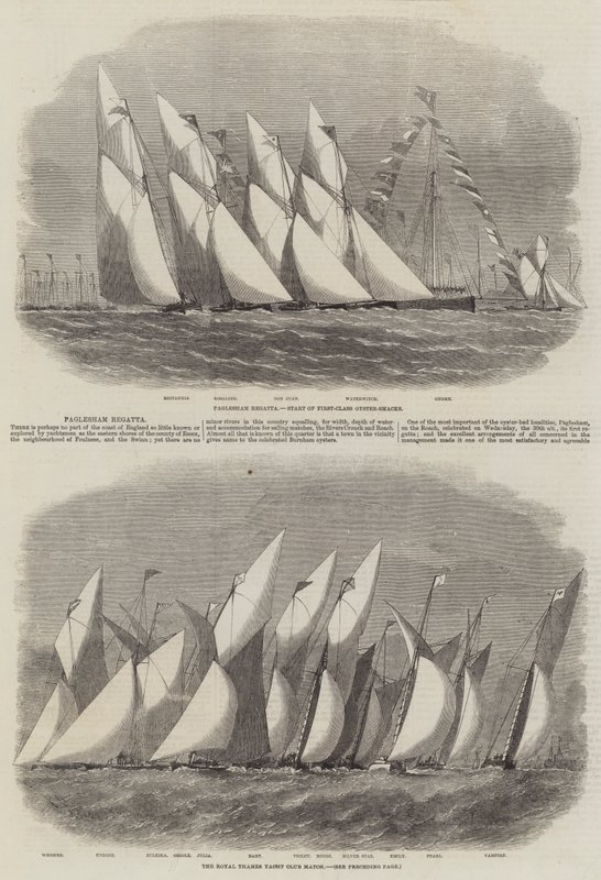 Paglesham Regatta af Edwin Weedon