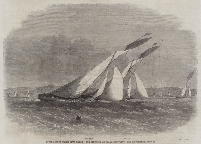 Royal London Yacht Club Match, kampen ved Coalhouse Point af Edwin Weedon
