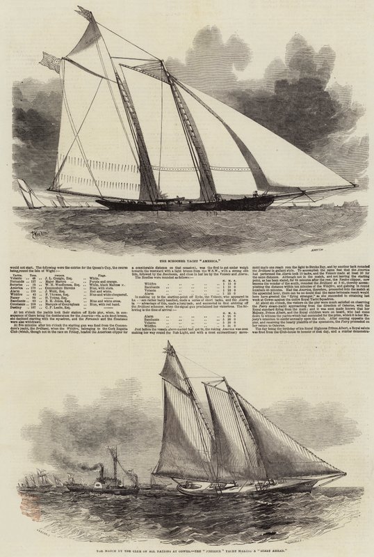 Royal Yacht Squadron Regatta af Edwin Weedon