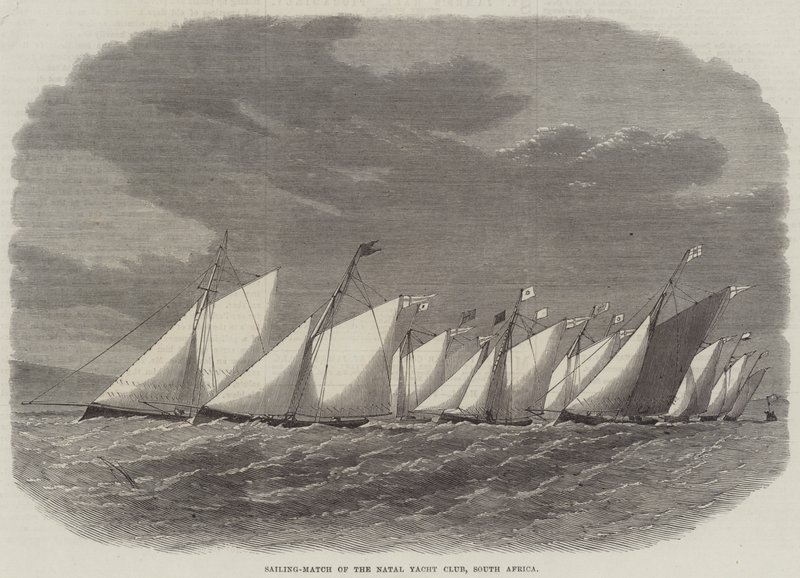 Sejlkamp fra Natal Yacht Club, Sydafrika af Edwin Weedon