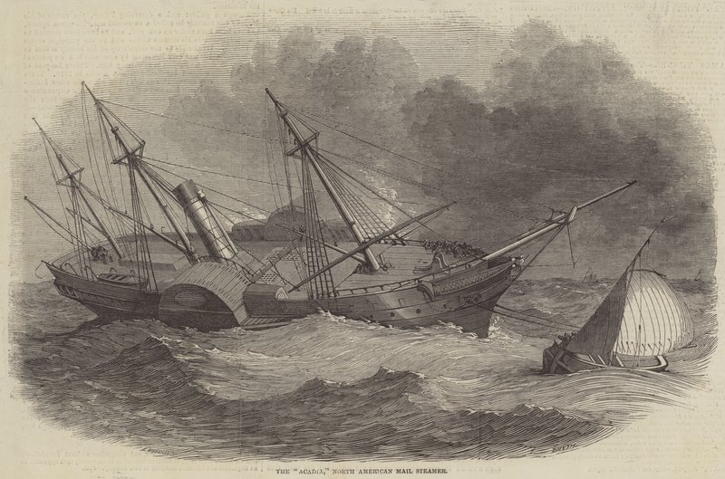 Acadia, North American Mail Steamer af Edwin Weedon