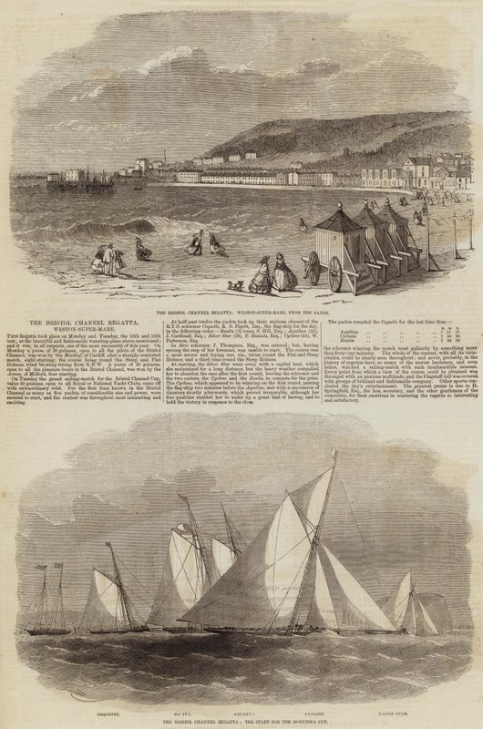 Bristol Channel Regatta af Edwin Weedon