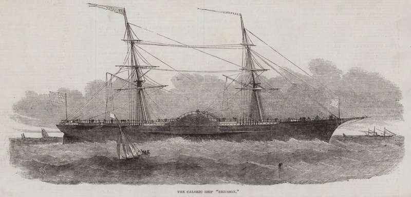 The Caloric Ship Ericsson af Edwin Weedon
