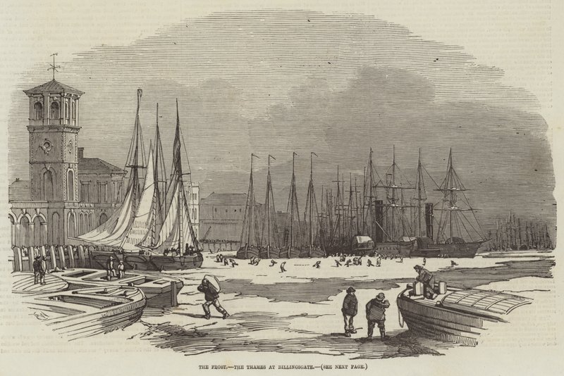 The Frost, Themsen ved Billingsgate af Edwin Weedon
