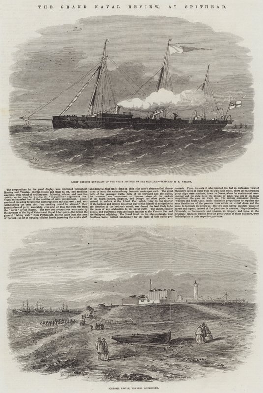 Den store flådeoversigt i Spithead af Edwin Weedon