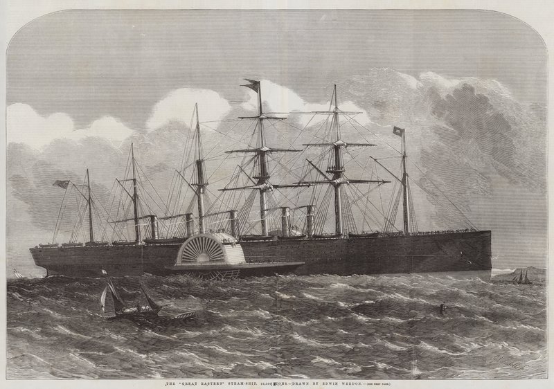 Det store østlige dampskib, 22.500 tons af Edwin Weedon