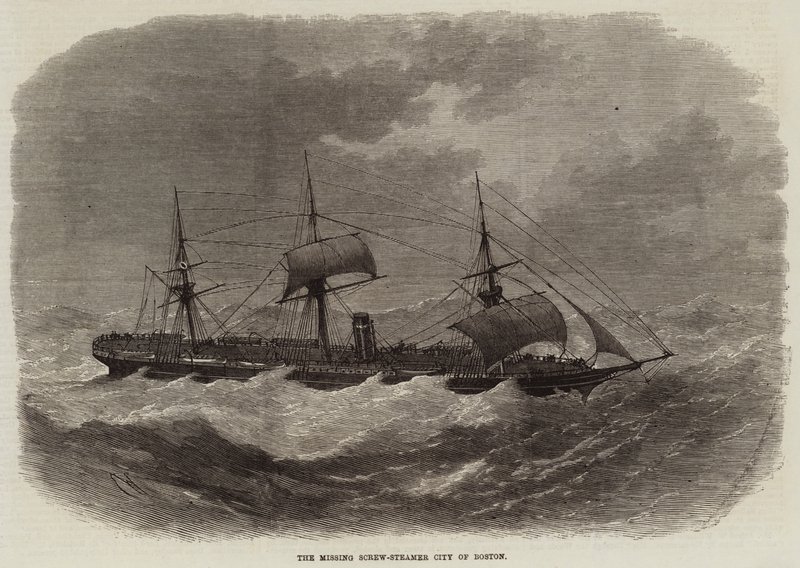 The Missing Screw-Steamer City of Boston af Edwin Weedon