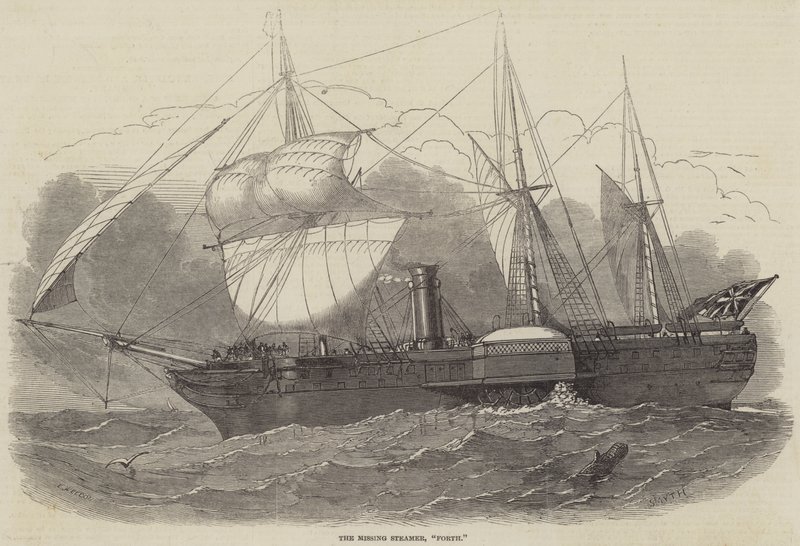 Den forsvundne damper, Forth af Edwin Weedon