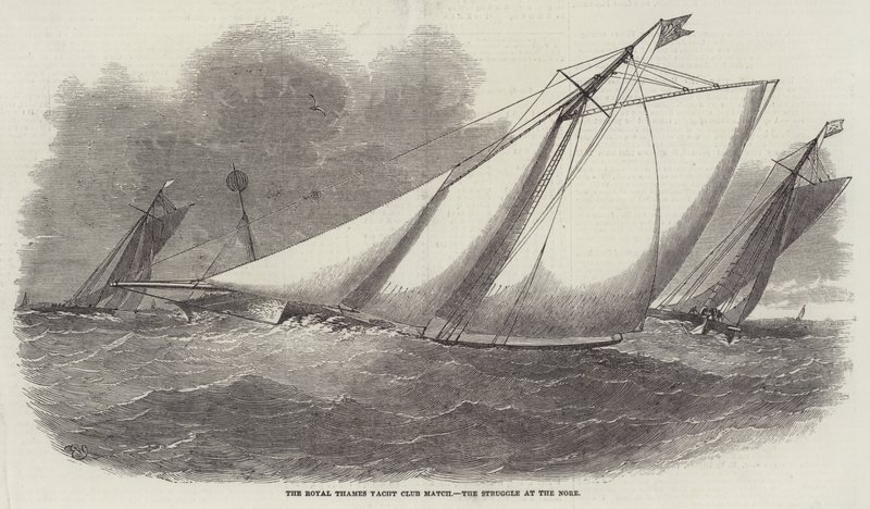 The Royal Thames Yacht Club Match, Struggle at the Nore af Edwin Weedon