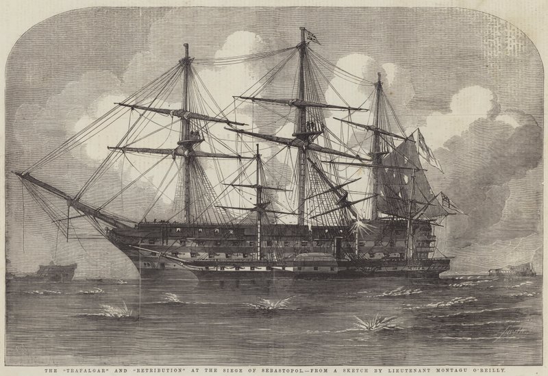 Trafalgar og gengældelse ved belejringen af Sebastopol af Edwin Weedon