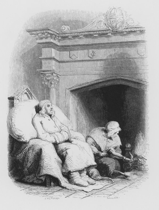 Shakespeare, The Lean And Slipperd Pantaloon (gravering) af Edwin (after) Landseer