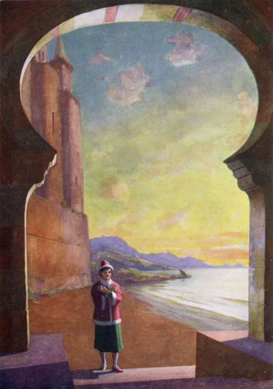 Ved solnedgang gik han ind i paladset af Edwin Arthur Norbury