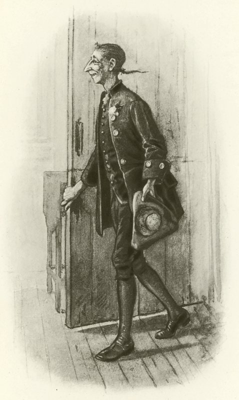 Ichabod Crane (dybtryk) af Edwin Austin Abbey